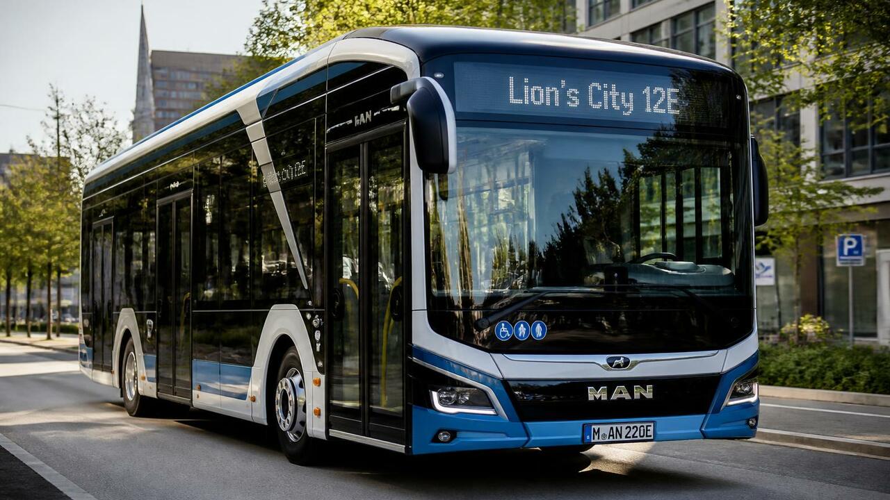 Новые автобусы КАМАЗ вышли на маршрут № 14 в Кр...
